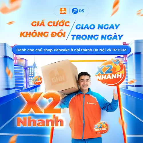 Giao Hàng Nhanh ra mắt dịch vụ X2 Nhanh - Chuyển phát nhanh siêu tốc, Giao nhanh ngay trong ngày.